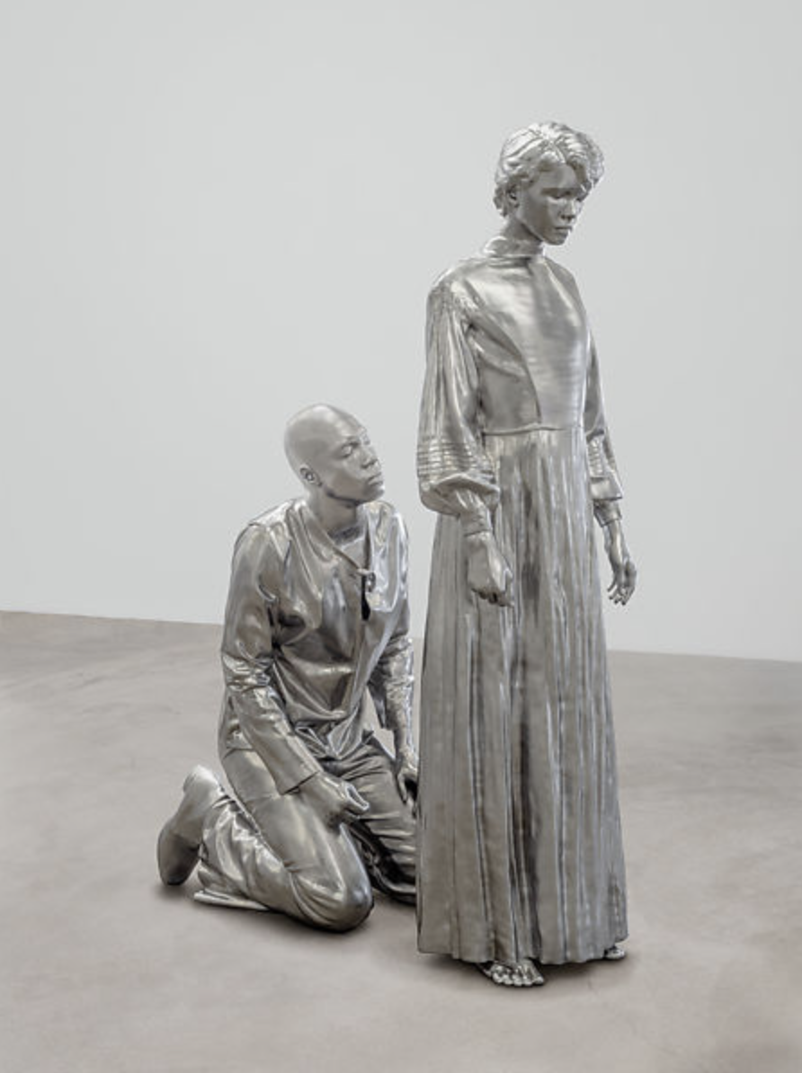 Mercer Hotel | At the Moment, Charles Ray at the Met, sculpture of two people