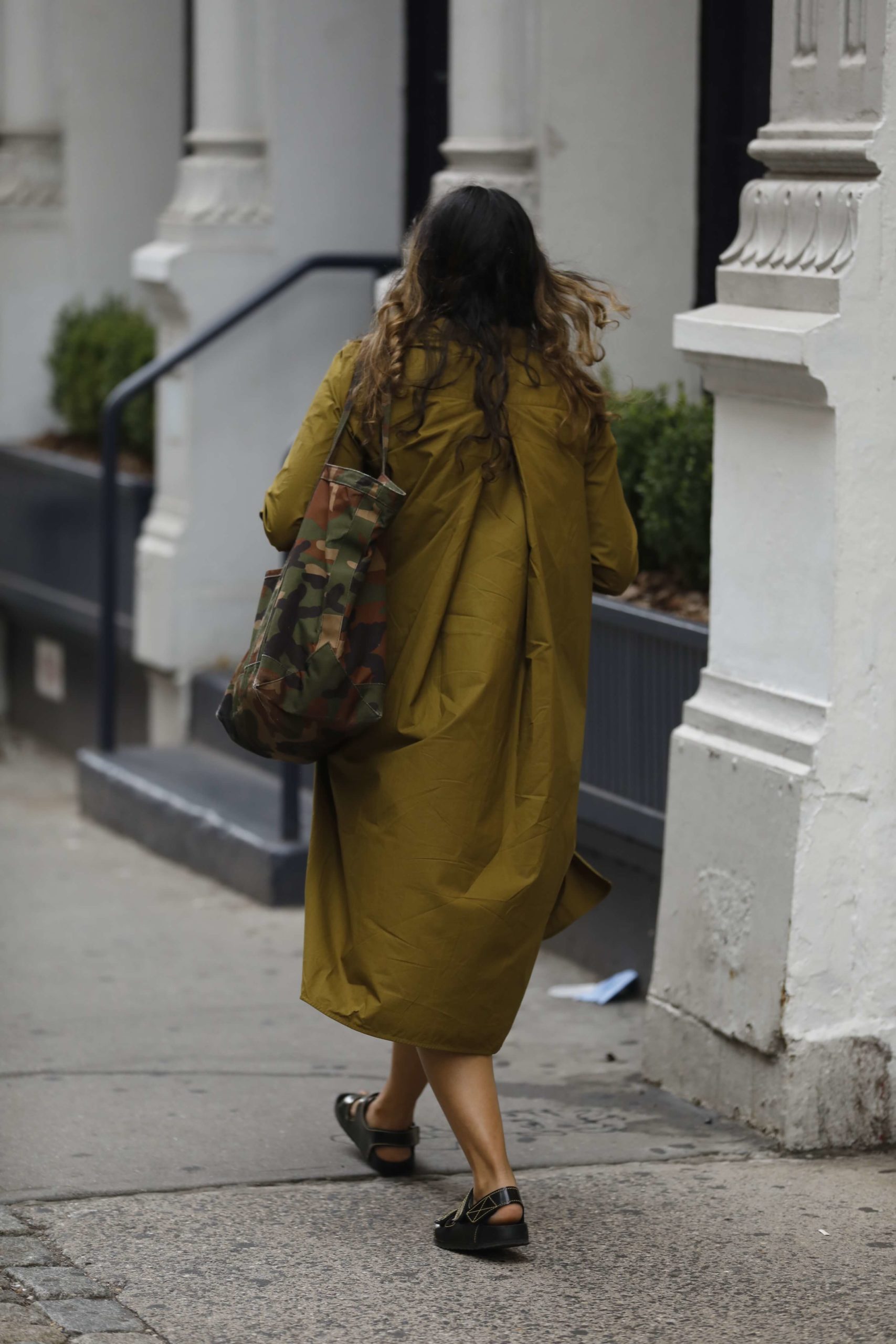 Mercer Hotel / Street Style, olive and camo