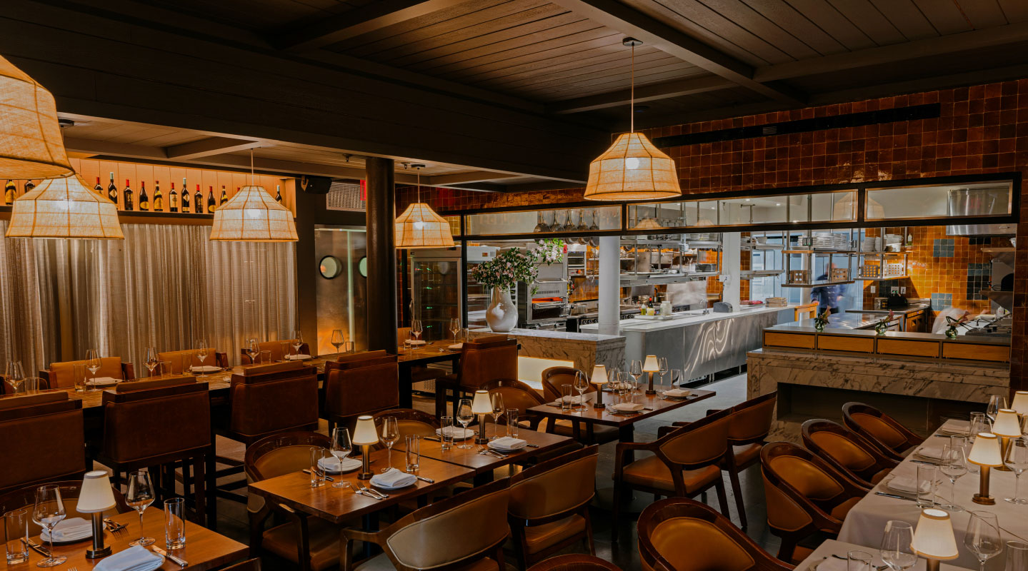 Wide view of the Sartiano's dining room